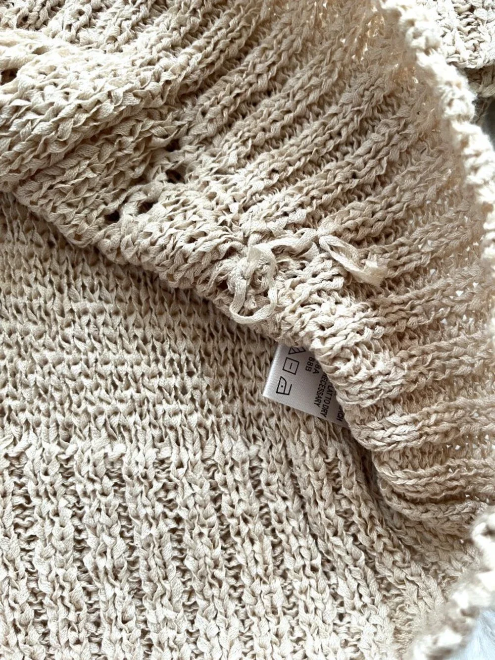 Vintage Designers Originals Studio Sweater Cardigan (Natural) L - Picture 9 of 15